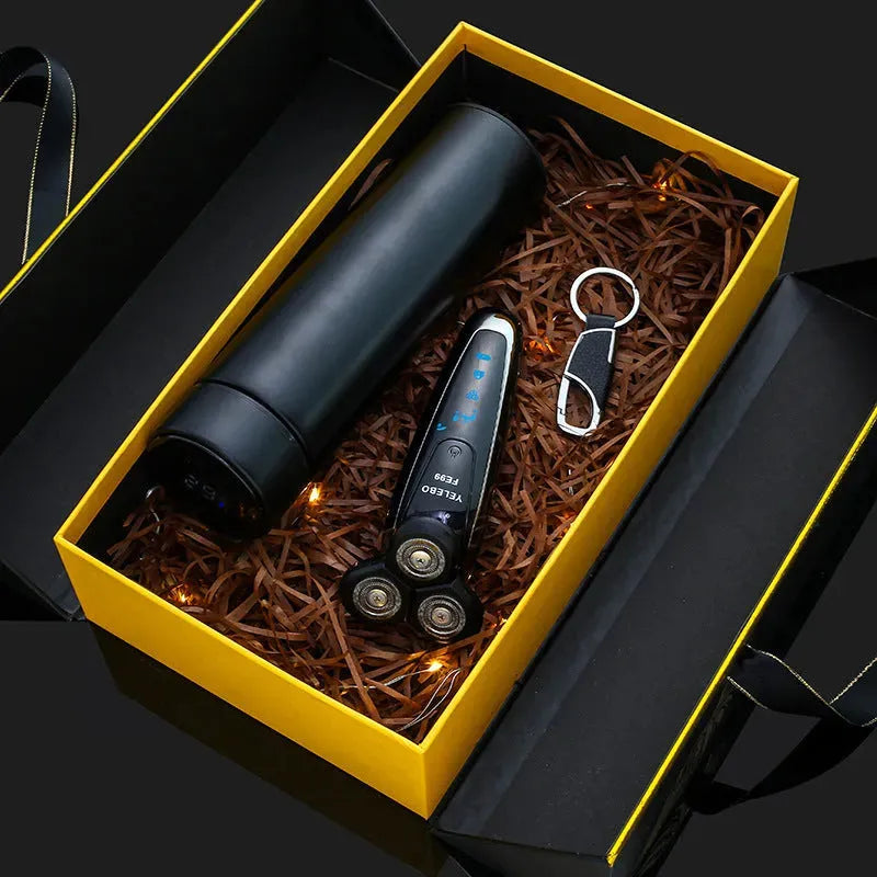 Men's High-end Business Gift Vacuum Cup Package Shaver - Bellarte Enchanté Men's High-end Business Gift Vacuum Cup Package Shaver