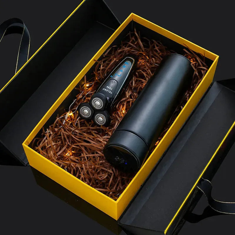 Men's High-end Business Gift Vacuum Cup Package Shaver - Bellarte Enchanté Men's High-end Business Gift Vacuum Cup Package Shaver