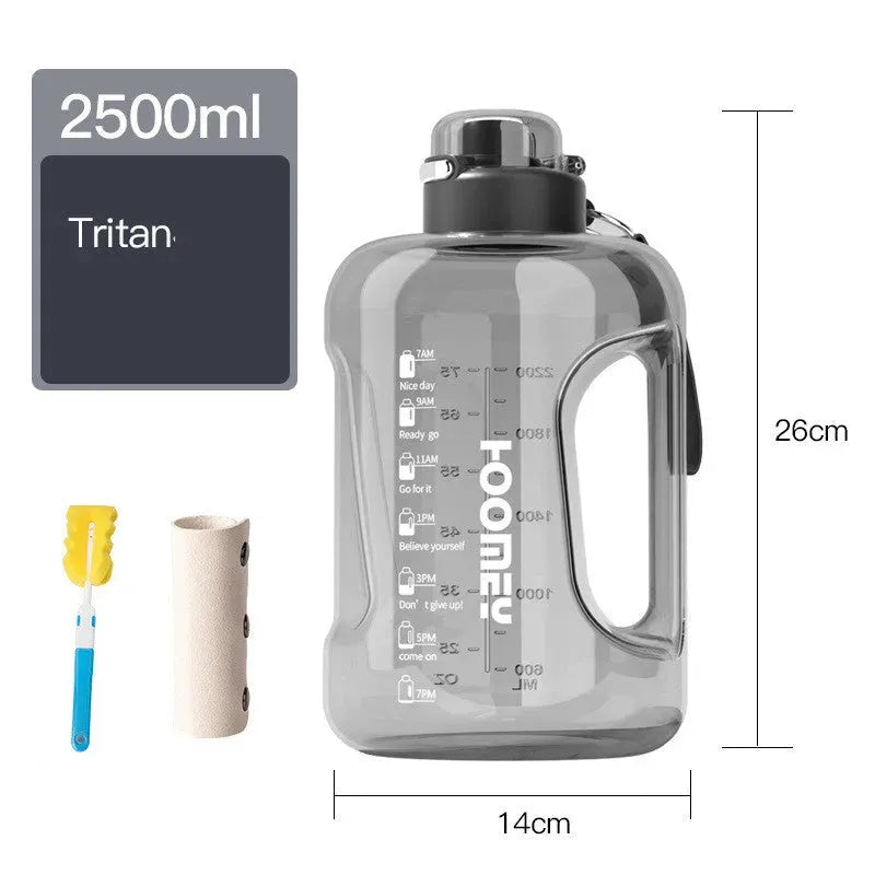 Men's Large Capacity Straw Sports Bottle - Bellarte Enchanté Men's Large Capacity Straw Sports Bottle