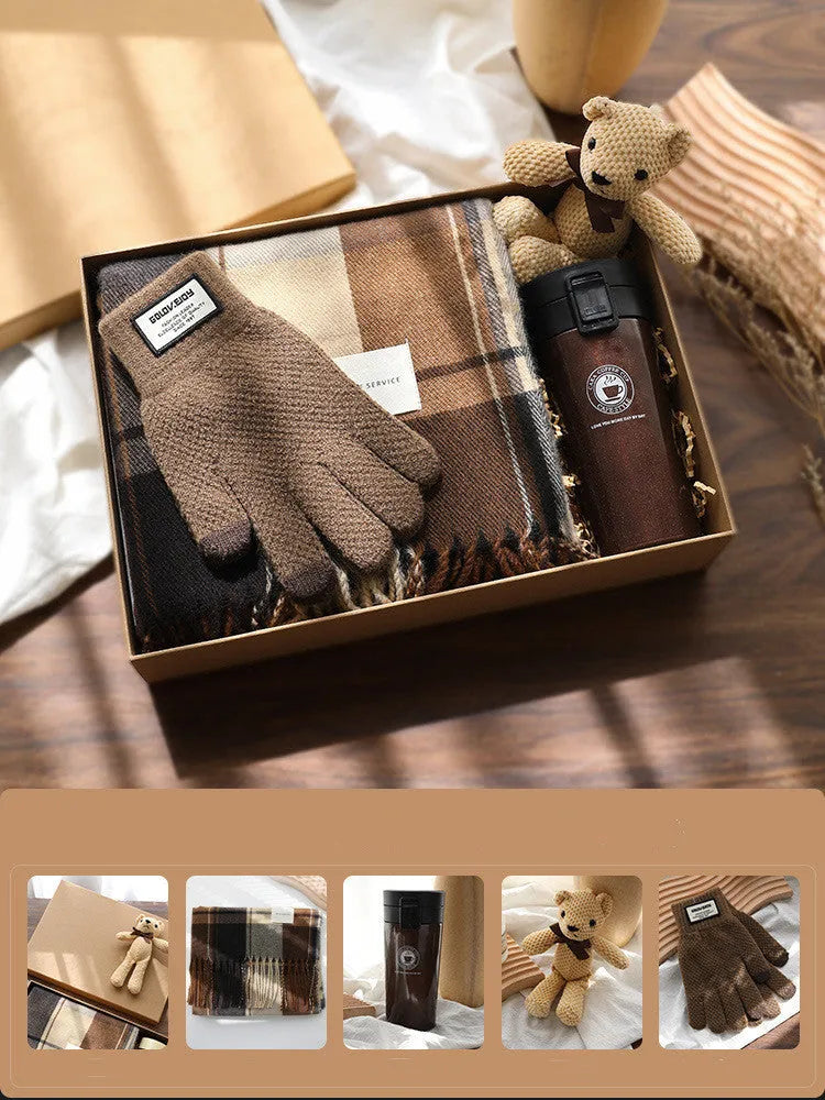 Men's Practical Scarf Gift Box Set - Bellarte Enchanté Men's Practical Scarf Gift Box Set