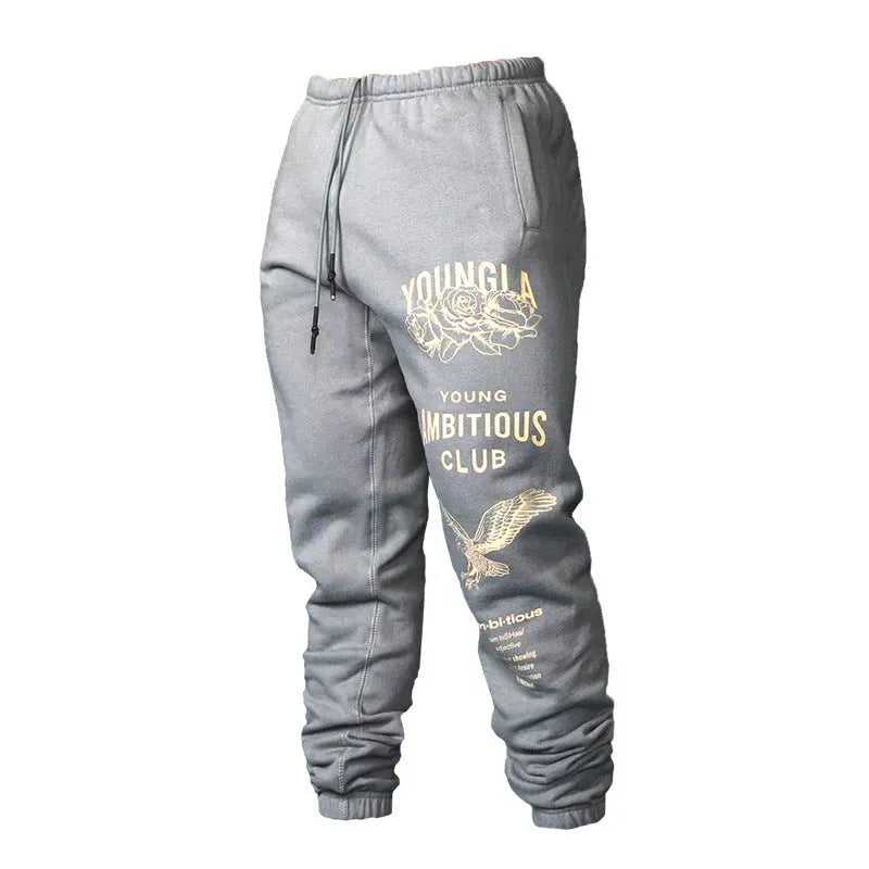 Men's Thicken Ankle-tied Sports Pants - Bellarte Enchanté Men's Thicken Ankle-tied Sports Pants