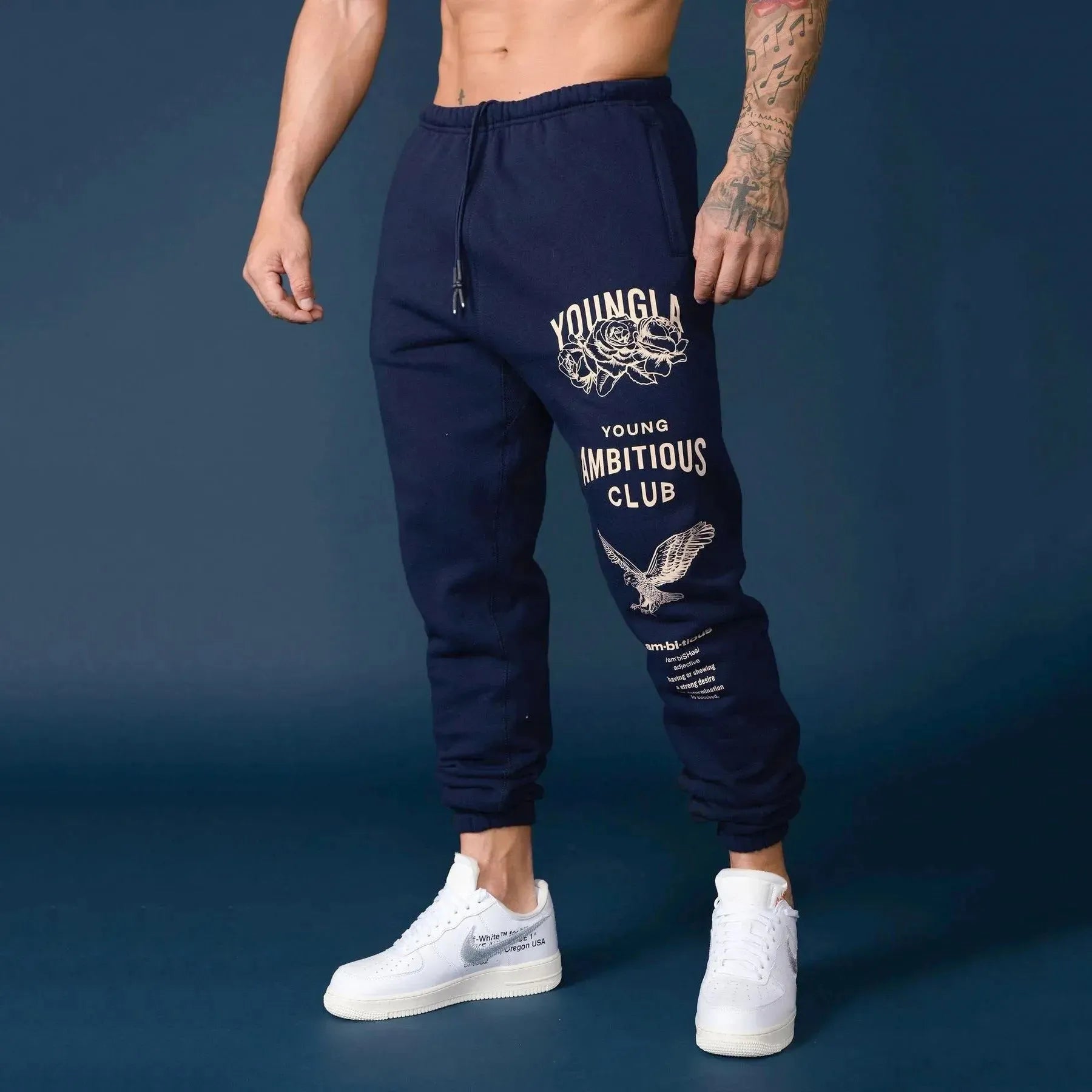 Men's Thicken Ankle-tied Sports Pants - Bellarte Enchanté Men's Thicken Ankle-tied Sports Pants