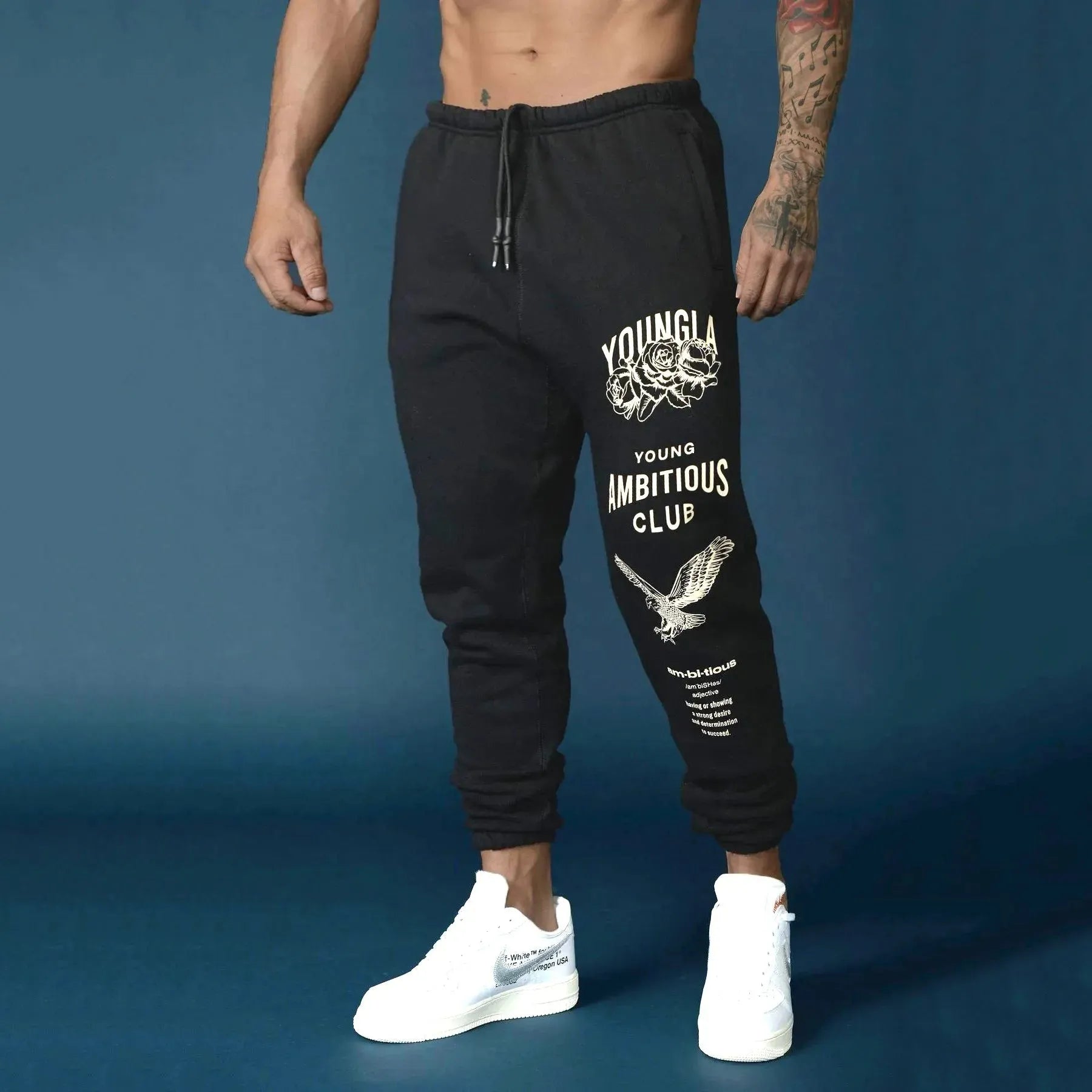Men's Thicken Ankle-tied Sports Pants - Bellarte Enchanté Men's Thicken Ankle-tied Sports Pants