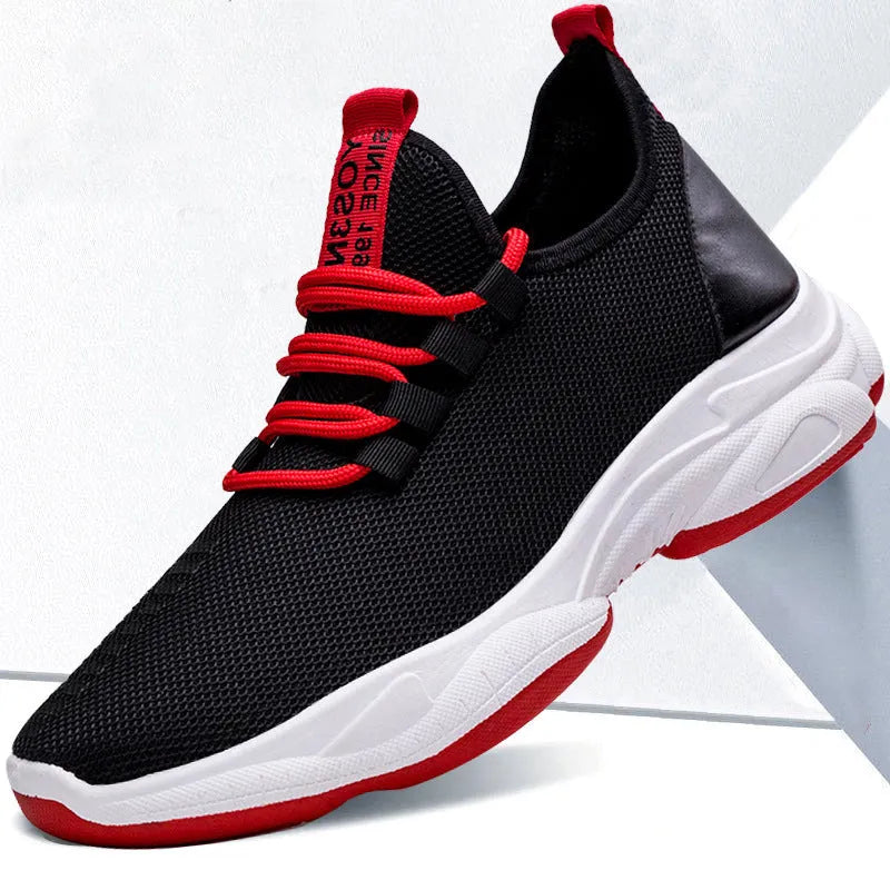 Men Sneakers Black White Sports Shoes - Bellarte Enchanté Men Sneakers Black White Sports Shoes
