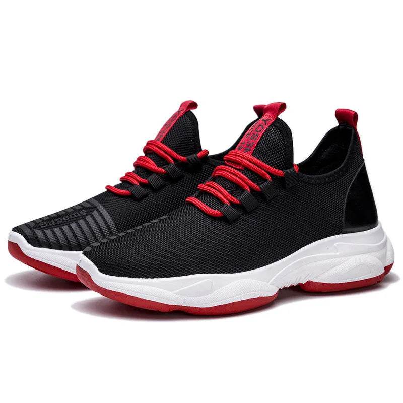Men Sneakers Black White Sports Shoes - Bellarte Enchanté Men Sneakers Black White Sports Shoes