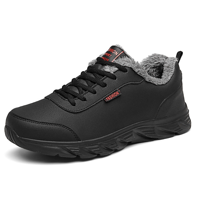 Men Sneakers Winter Warm Sports Shoes With Plush - Bellarte Enchanté Men Sneakers Winter Warm Sports Shoes With Plush