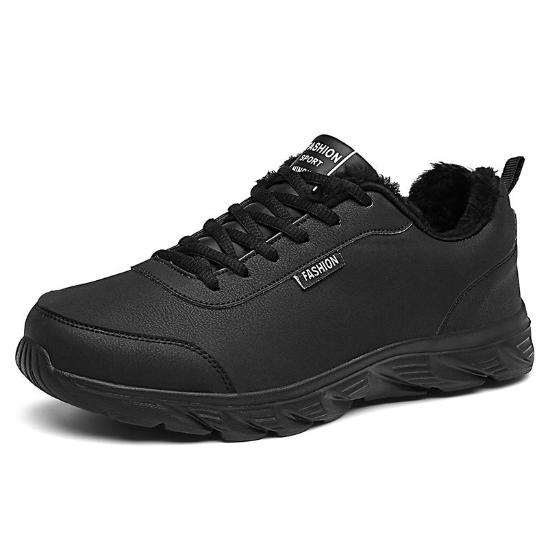 Men Sneakers Winter Warm Sports Shoes With Plush - Bellarte Enchanté Men Sneakers Winter Warm Sports Shoes With Plush