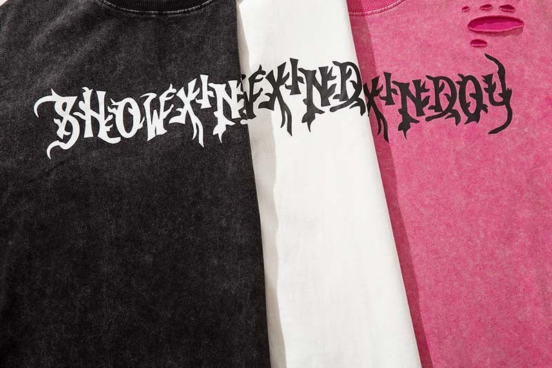 Men Trendy Brands Loose Dark Distressed Top - Bellarte Enchanté Men Trendy Brands Loose Dark Distressed Top