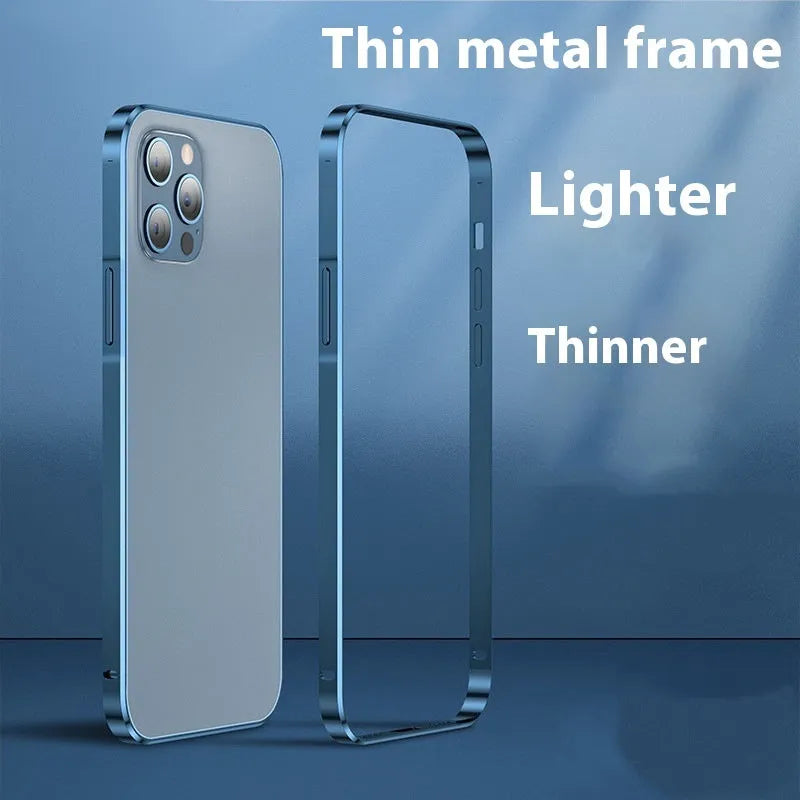 Metal Frame Buckle Phone Case - Bellarte Enchanté Metal Frame Buckle Phone Case