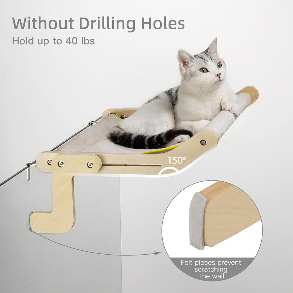 Mewoofun Cat Window Perch Winter Season Mat Easy Washable Quality Fabric 40 Lbs Hot Selling Hammock Hanging Bed For Pet - Bellarte Enchanté Mewoofun Cat Window Perch Winter Season Mat Easy Washable Quality Fabric 40 Lbs Hot Selling Hammock Hanging Bed For Pet