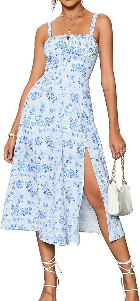 Mid-length Corset Elegant Slit Lace-up Women's Outing Leisure Dress - Bellarte Enchanté Mid-length Corset Elegant Slit Lace-up Women's Outing Leisure Dress