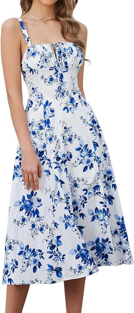Mid-length Corset Elegant Slit Lace-up Women's Outing Leisure Dress - Bellarte Enchanté Mid-length Corset Elegant Slit Lace-up Women's Outing Leisure Dress