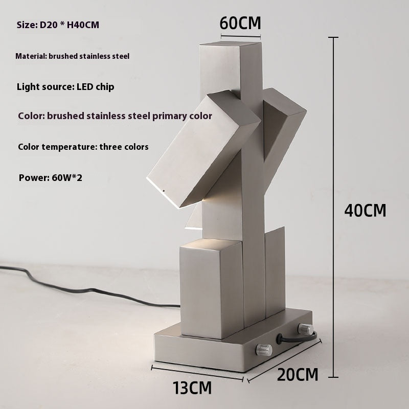 Middle-ancient Bauhaus Metal Atmosphere Table Lamp Decoration - Bellarte Enchanté Middle-ancient Bauhaus Metal Atmosphere Table Lamp Decoration