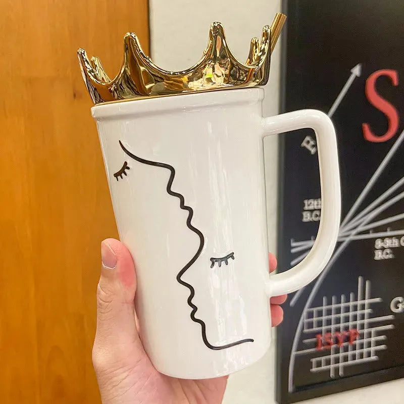 Milk Coffee Cup Student Couple Water Cup - Bellarte Enchanté Milk Coffee Cup Student Couple Water Cup