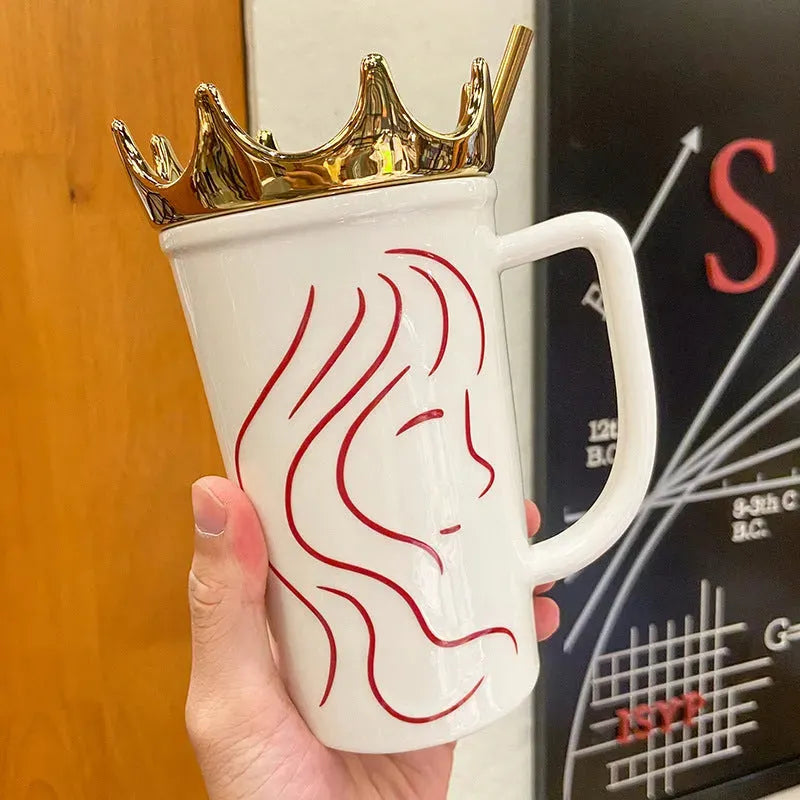 Milk Coffee Cup Student Couple Water Cup - Bellarte Enchanté Milk Coffee Cup Student Couple Water Cup