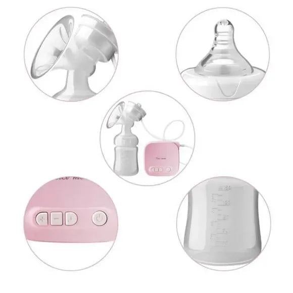 Milk Pumps Kit Electric Breast Natural Suction Enlarger Feeding Bottle USB Breast Milksucker BM - Bellarte Enchanté Milk Pumps Kit Electric Breast Natural Suction Enlarger Feeding Bottle USB Breast Milksucker BM