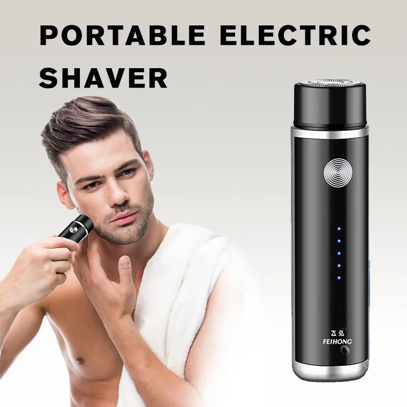 Mini Electric Shaver Portable Car Rechargeable Shaver - Bellarte Enchanté Mini Electric Shaver Portable Car Rechargeable Shaver