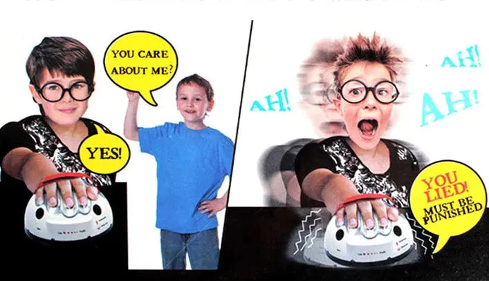 Mini Electric Shock Lie Detector Whole Person Tidy Board Game Game Party Machine Truth-speaking Big Adventure Decompression Toy - Bellarte Enchanté Mini Electric Shock Lie Detector Whole Person Tidy Board Game Game Party Machine Truth-speaking Big Adventure Decompression Toy