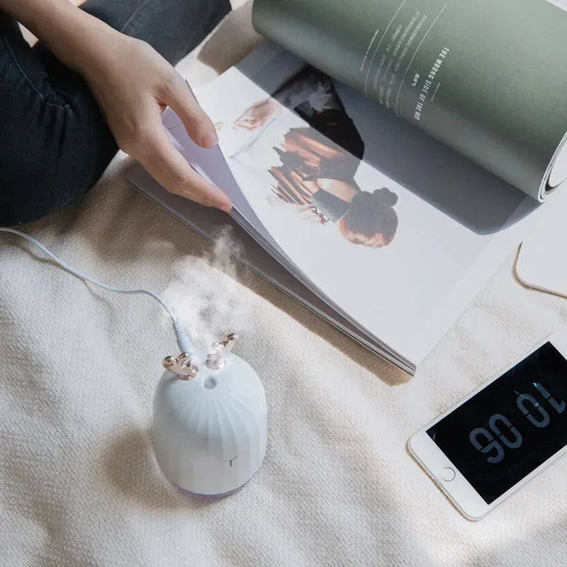 Mini Humidifier Portable USB Charging Quite Deer Shape - Bellarte Enchanté Mini Humidifier Portable USB Charging Quite Deer Shape