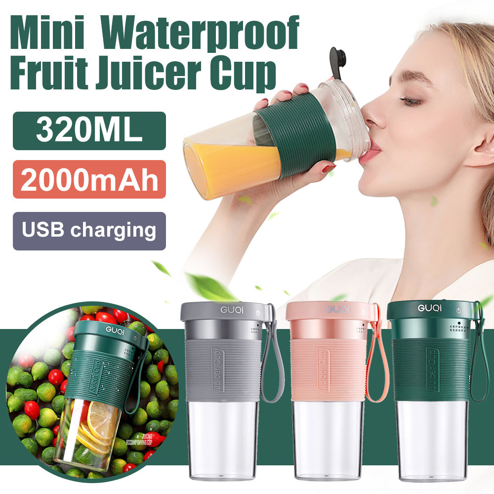 Mini USB Rechargeable Portable Blender Electric Fruit Juicer Kitchen Smoothie Maker Lightweight Sports Bottle Multifunction Blender - Bellarte Enchanté Mini USB Rechargeable Portable Blender Electric Fruit Juicer Kitchen Smoothie Maker Lightweight Sports Bottle Multifunction Blender