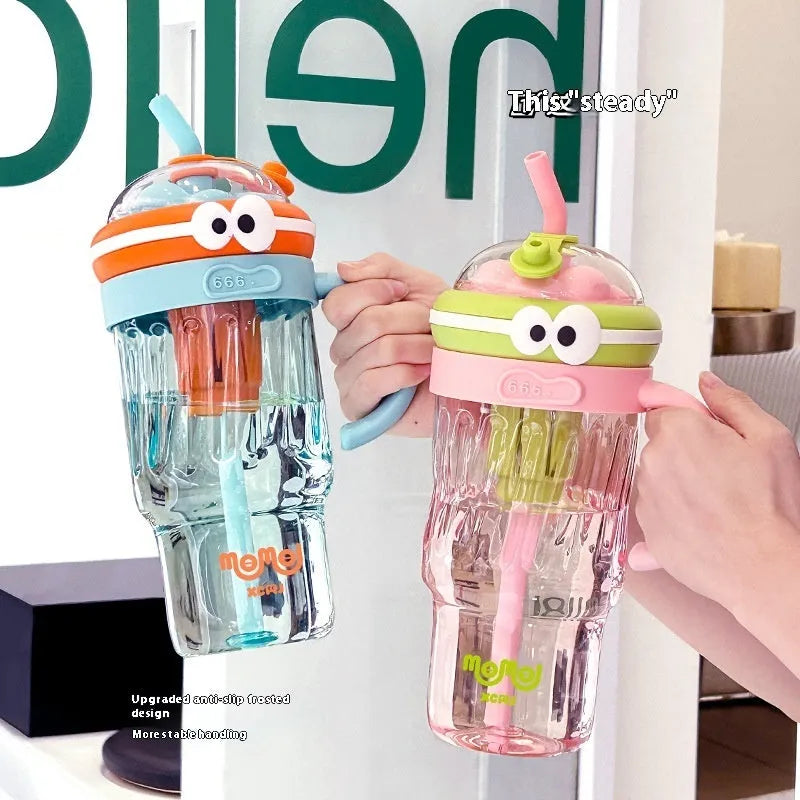 Minimalist Water Cup Straw Large Capacity Large Ice Cup - Bellarte Enchanté Minimalist Water Cup Straw Large Capacity Large Ice Cup