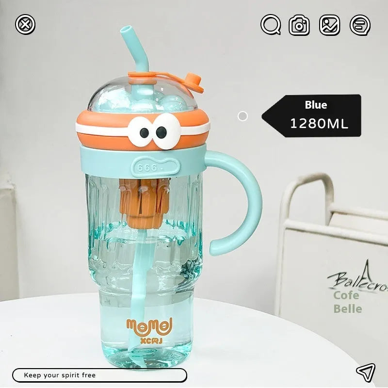 Minimalist Water Cup Straw Large Capacity Large Ice Cup - Bellarte Enchanté Minimalist Water Cup Straw Large Capacity Large Ice Cup