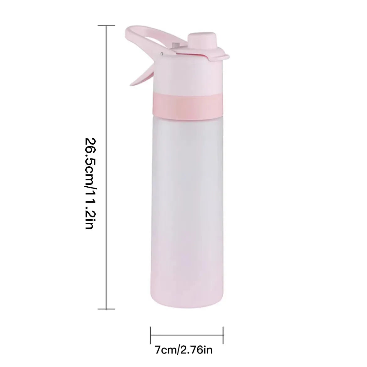 Misting Water Bottle For Sports And Outdoor Activities - BPA-Free Food Grade Plastic With Spray Mist - Portable And Convenient For Office, Gym, Running, Biking, And Workout - Bellarte Enchanté Misting Water Bottle For Sports And Outdoor Activities - BPA-Free Food Grade Plastic With Spray Mist - Portable And Convenient For Office, Gym, Running, Biking, And Workout