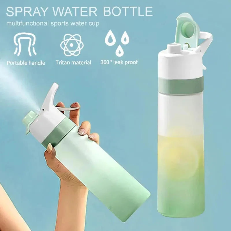 Misting Water Bottle For Sports And Outdoor Activities - BPA-Free Food Grade Plastic With Spray Mist - Portable And Convenient For Office, Gym, Running, Biking, And Workout - Bellarte Enchanté Misting Water Bottle For Sports And Outdoor Activities - BPA-Free Food Grade Plastic With Spray Mist - Portable And Convenient For Office, Gym, Running, Biking, And Workout