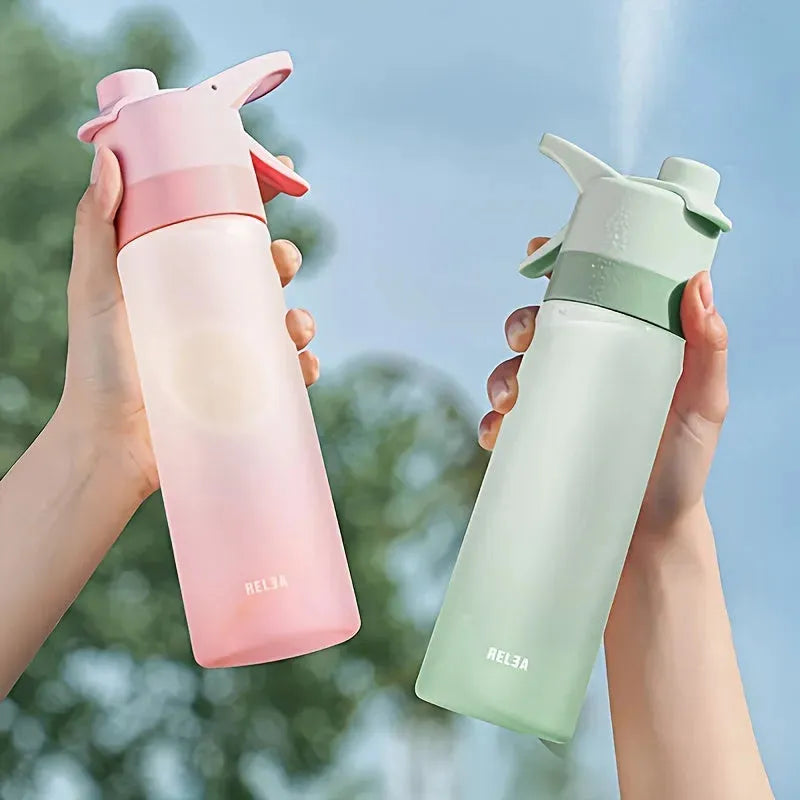 Misting Water Bottle For Sports And Outdoor Activities - BPA-Free Food Grade Plastic With Spray Mist - Portable And Convenient For Office, Gym, Running, Biking, And Workout - Bellarte Enchanté Misting Water Bottle For Sports And Outdoor Activities - BPA-Free Food Grade Plastic With Spray Mist - Portable And Convenient For Office, Gym, Running, Biking, And Workout