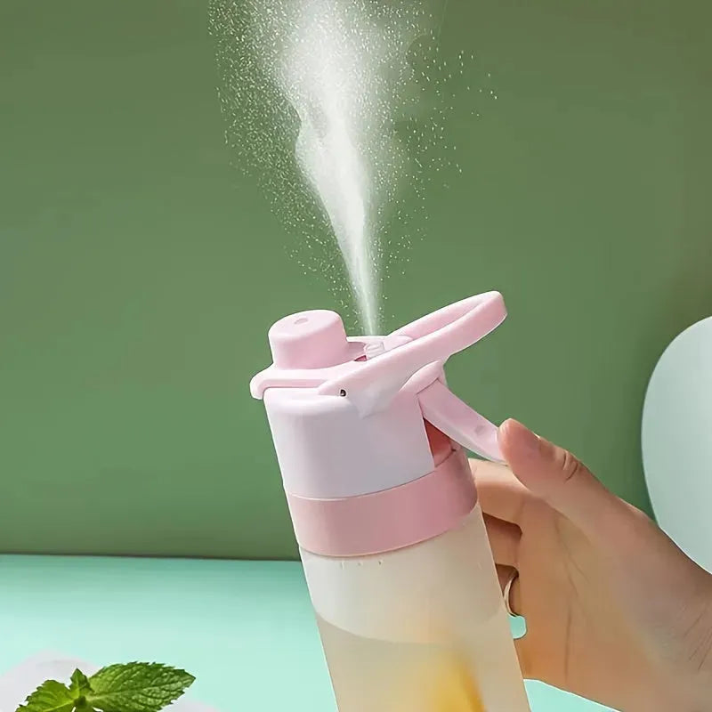 Misting Water Bottle For Sports And Outdoor Activities - BPA-Free Food Grade Plastic With Spray Mist - Portable And Convenient For Office, Gym, Running, Biking, And Workout - Bellarte Enchanté Misting Water Bottle For Sports And Outdoor Activities - BPA-Free Food Grade Plastic With Spray Mist - Portable And Convenient For Office, Gym, Running, Biking, And Workout