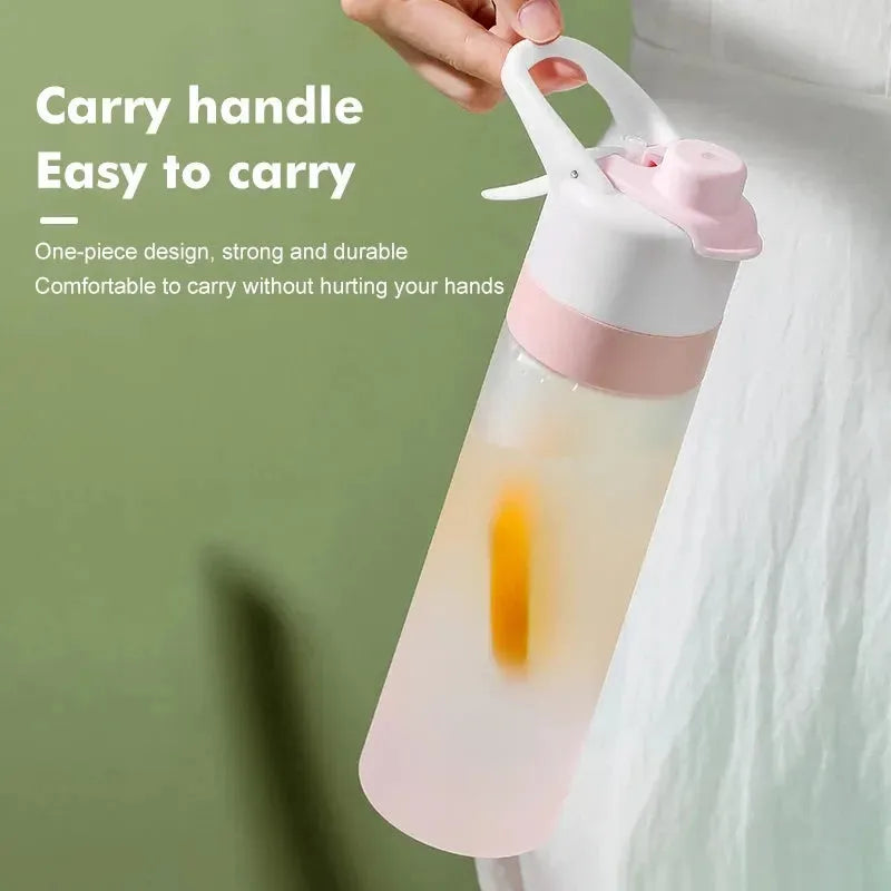 Misting Water Bottle For Sports And Outdoor Activities - BPA-Free Food Grade Plastic With Spray Mist - Portable And Convenient For Office, Gym, Running, Biking, And Workout - Bellarte Enchanté Misting Water Bottle For Sports And Outdoor Activities - BPA-Free Food Grade Plastic With Spray Mist - Portable And Convenient For Office, Gym, Running, Biking, And Workout