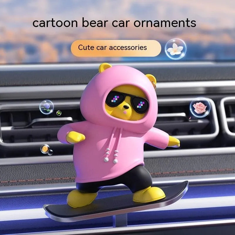 Mobile Bear Car Decoration Car Cartoon - Bellarte Enchanté Mobile Bear Car Decoration Car Cartoon