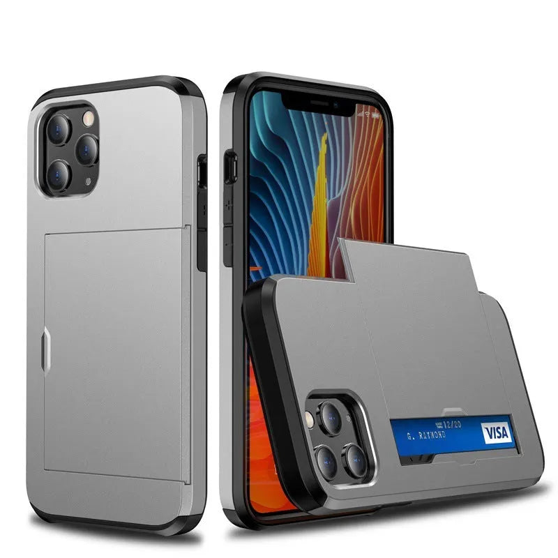 Mobile Phone Case Sliding Cover Card Two-in-One - Bellarte Enchanté Mobile Phone Case Sliding Cover Card Two-in-One