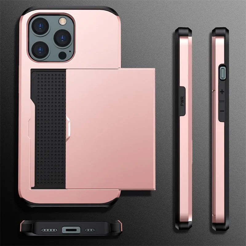 Mobile Phone Case Sliding Cover Card Two-in-One - Bellarte Enchanté Mobile Phone Case Sliding Cover Card Two-in-One