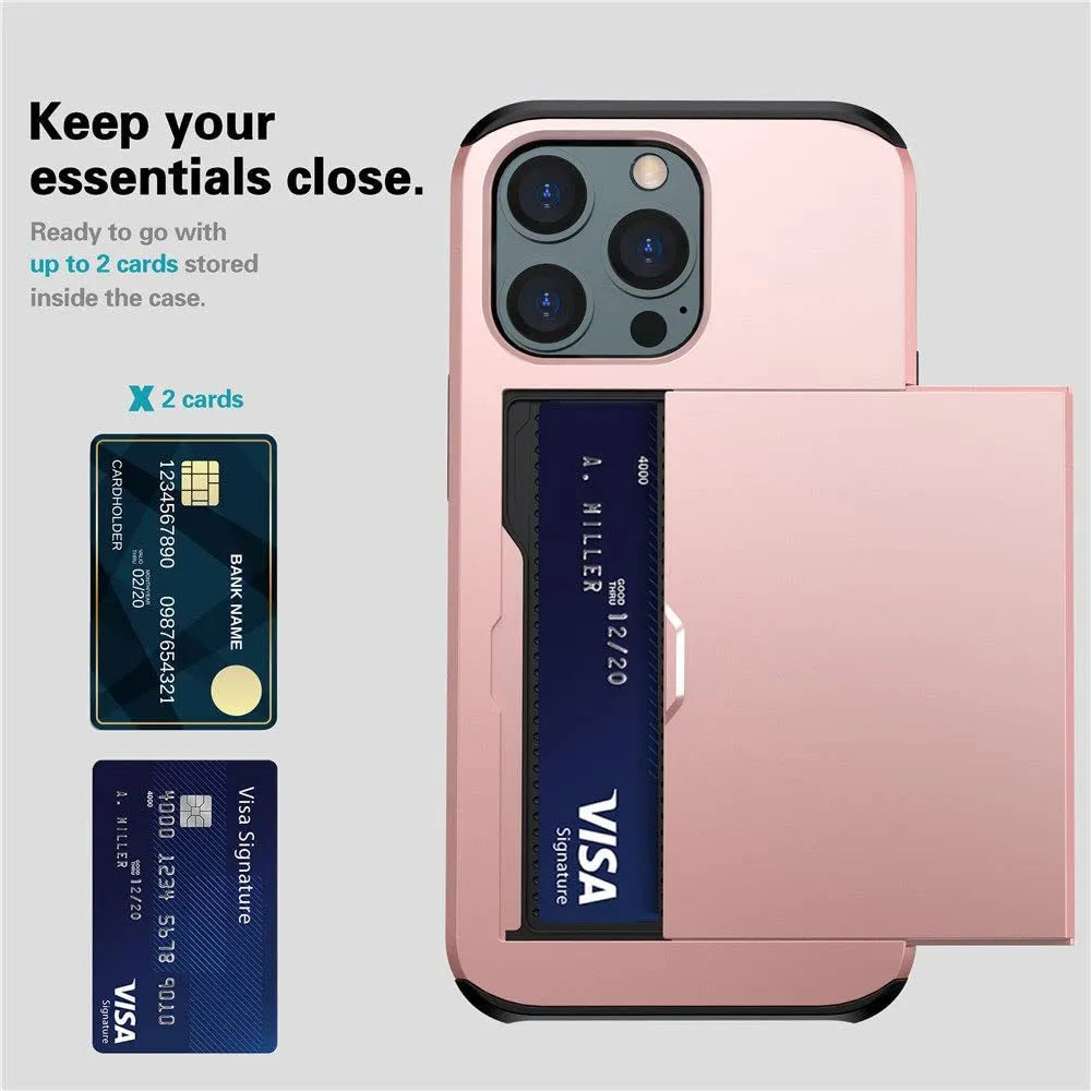 Mobile Phone Case Sliding Cover Card Two-in-One - Bellarte Enchanté Mobile Phone Case Sliding Cover Card Two-in-One