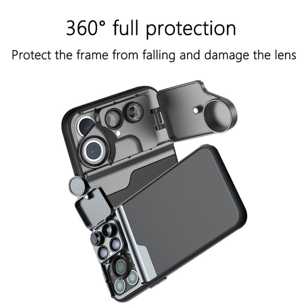 Mobile Phone Case With Lens Wide-angle Macro Fisheye Lens - Bellarte Enchanté Mobile Phone Case With Lens Wide-angle Macro Fisheye Lens
