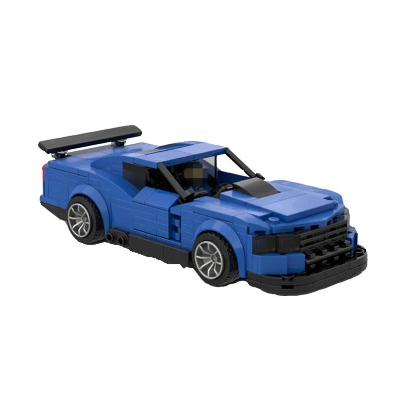 MOC Compatible Building Blocks Chevrolet Comero ZL1 Puzzle Boy 8 Grid Car Racing - Bellarte Enchanté MOC Compatible Building Blocks Chevrolet Comero ZL1 Puzzle Boy 8 Grid Car Racing