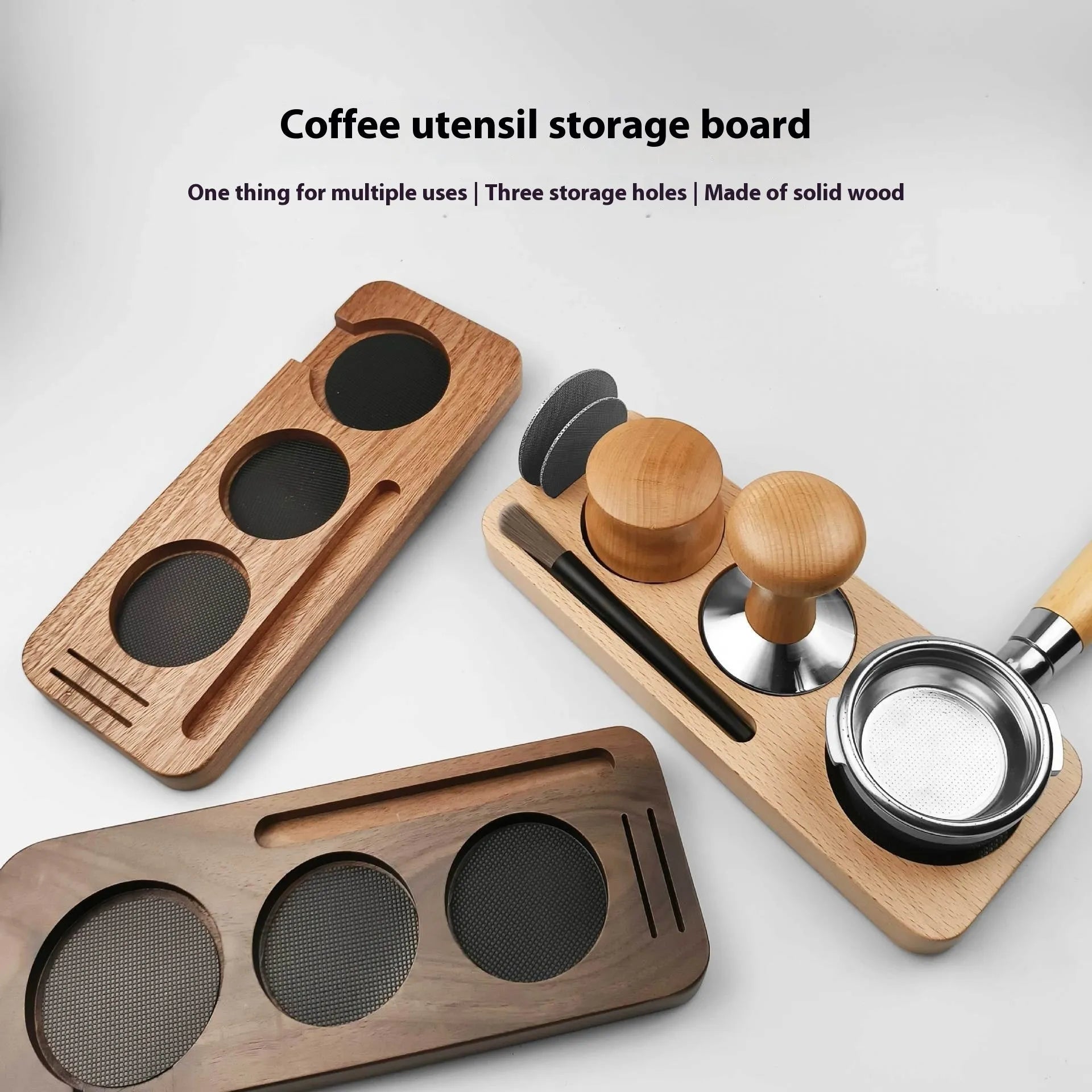 Modern Minimalist Solid Wood Coffee Coffee Distributor Storage Board - Bellarte Enchanté Modern Minimalist Solid Wood Coffee Coffee Distributor Storage Board