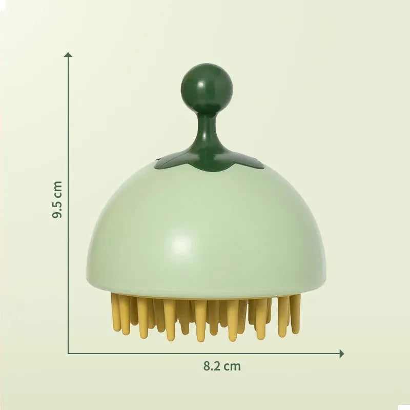 Moisturizing Brush Grabber Shampoo Comb Ladies Men's Silicone - Bellarte Enchanté Moisturizing Brush Grabber Shampoo Comb Ladies Men's Silicone