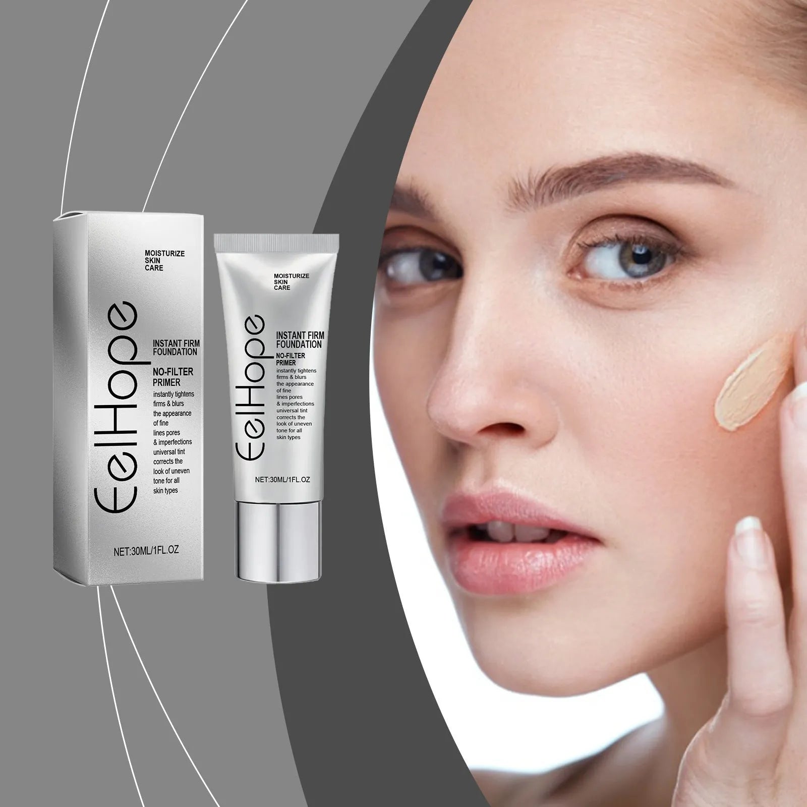 Moisturizing Concealing Foundation Long Lasting Smear-proof Makeup - Bellarte Enchanté Moisturizing Concealing Foundation Long Lasting Smear-proof Makeup