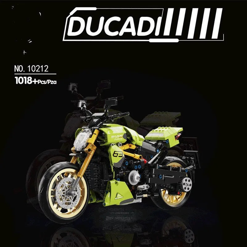 Motorcycle Building Blocks Assembled Puzzle Small Particles - Bellarte Enchanté Motorcycle Building Blocks Assembled Puzzle Small Particles