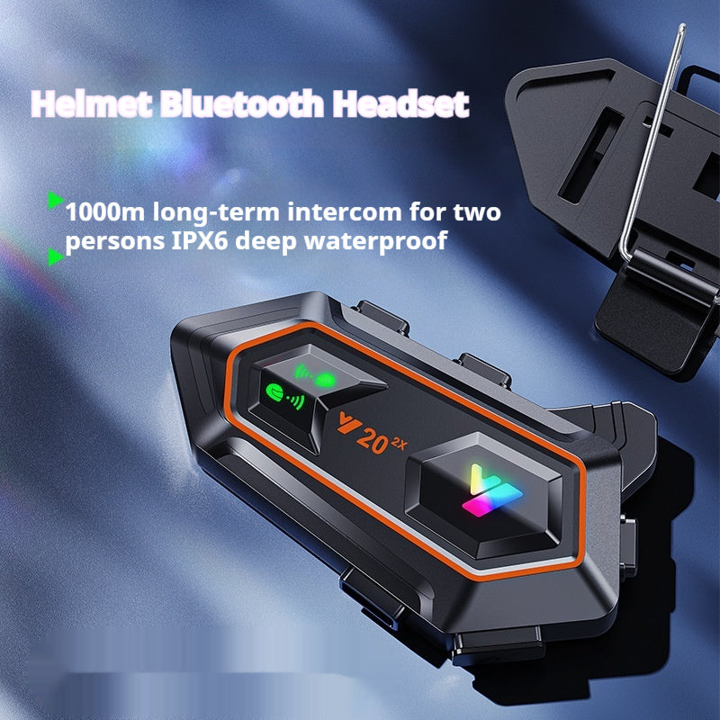 Motorcycle Rider Helmet Bluetooth Headset - Bellarte Enchanté Motorcycle Rider Helmet Bluetooth Headset