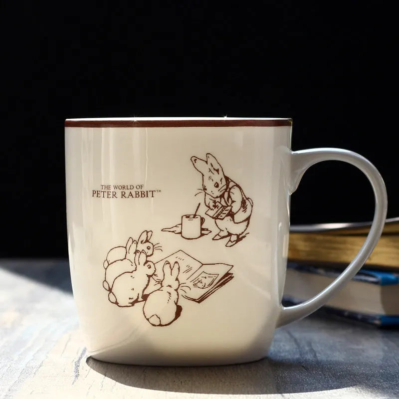 Mug With Lid Ceramic Coffee Cup Microwave Milk Cup Breakfast Cup Personalized Mug - Bellarte Enchanté Mug With Lid Ceramic Coffee Cup Microwave Milk Cup Breakfast Cup Personalized Mug