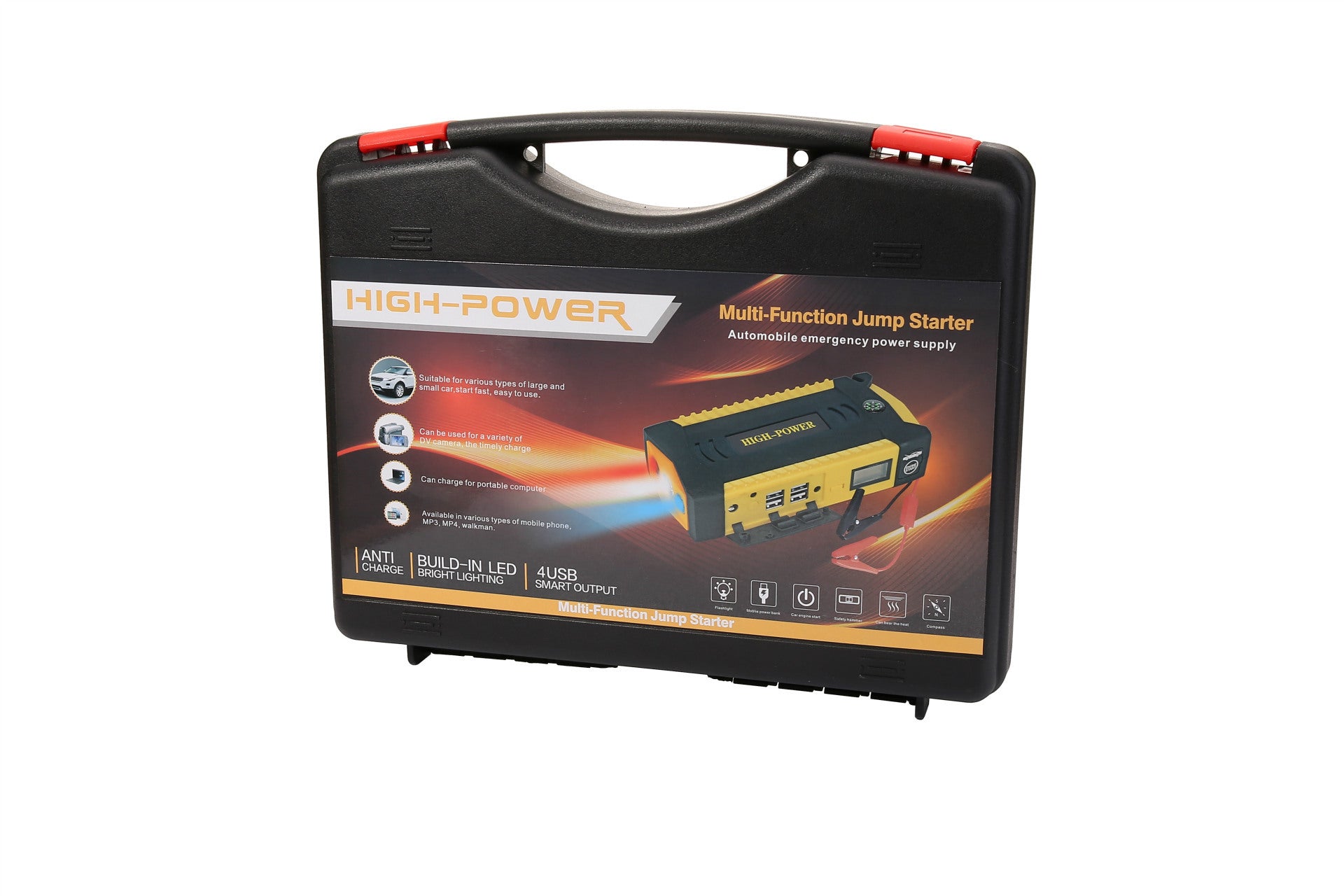 Multi-function car emergency start power supply 12V car ignition mobile power supply - Bellarte Enchanté Multi-function car emergency start power supply 12V car ignition mobile power supply