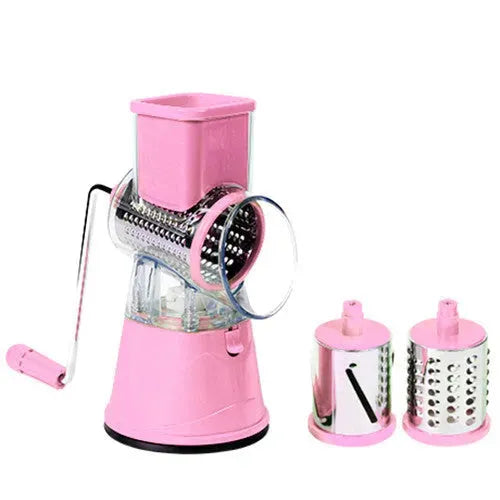 Multi-function Drum Cutter Manual Stainless Steel Grating - Bellarte Enchanté Multi-function Drum Cutter Manual Stainless Steel Grating