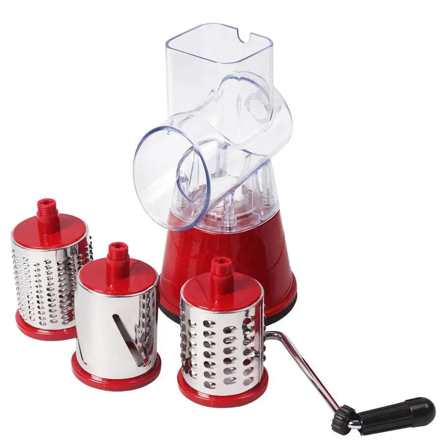 Multi-function Drum Cutter Manual Stainless Steel Grating - Bellarte Enchanté Multi-function Drum Cutter Manual Stainless Steel Grating