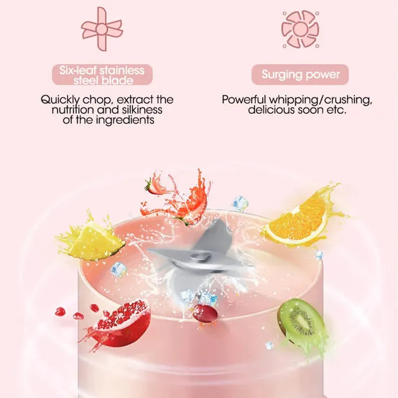 Multi-Function Portable Blender Electric Juicer - Bellarte Enchanté Multi-Function Portable Blender Electric Juicer