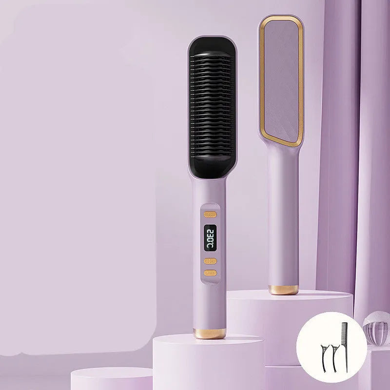 Multifunctional Anti-scald Negative Ion Straight Curling Comb - Bellarte Enchanté Multifunctional Anti-scald Negative Ion Straight Curling Comb