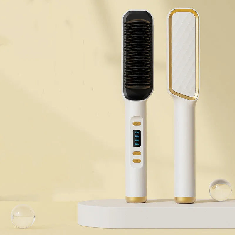Multifunctional Anti-scald Negative Ion Straight Curling Comb - Bellarte Enchanté Multifunctional Anti-scald Negative Ion Straight Curling Comb