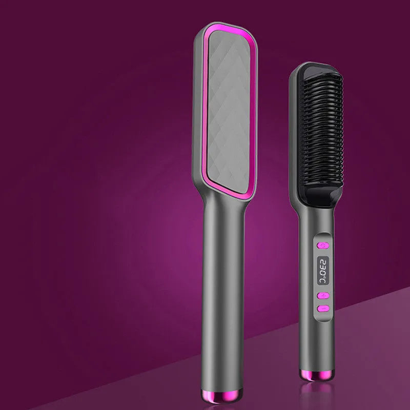 Multifunctional Anti-scald Negative Ion Straight Curling Comb - Bellarte Enchanté Multifunctional Anti-scald Negative Ion Straight Curling Comb